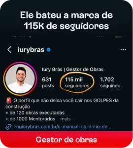 Gestor de obras - 115K seguidores